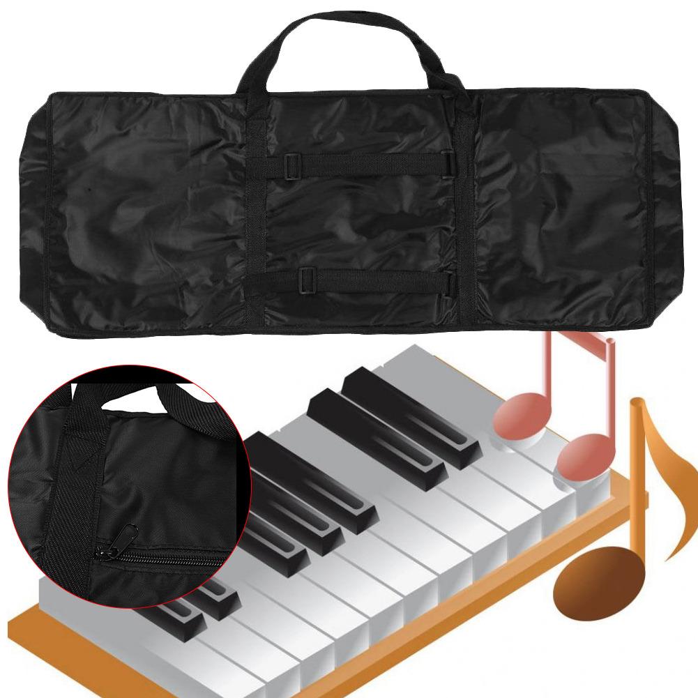 61Key Electronic Piano Keyboard Carry Bag 420D Waterproof Oxford Cloth