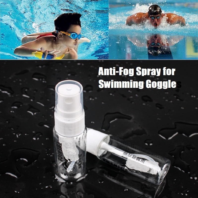 Portable Adult AntiFog Spray for Swim Goggles Mask Lens Swimming